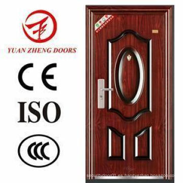 Puerta de entrada de acero de precio económico de seguridad en China